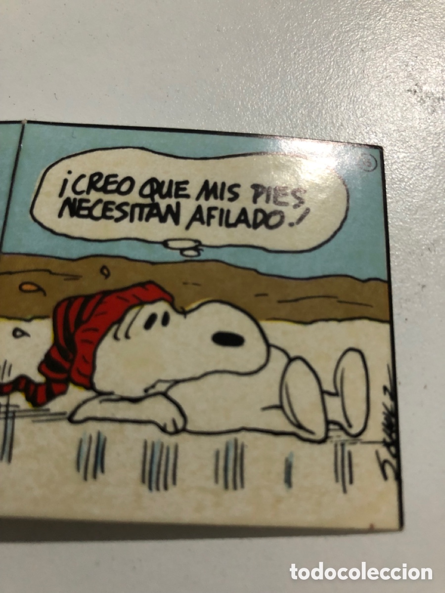 Coleccionismo cromos antiguos: 2 cromos pegatinas Schulz - Foto 4