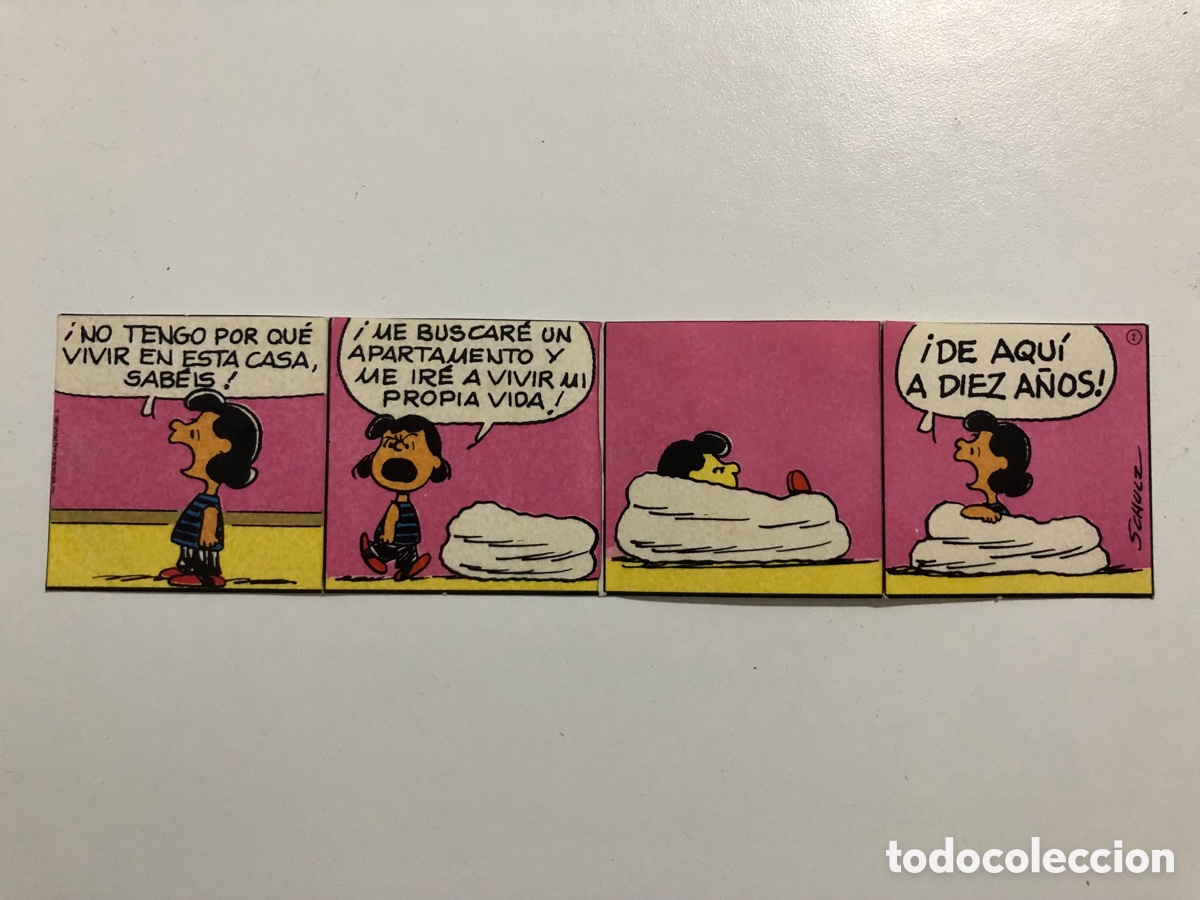 Coleccionismo cromos antiguos: 2 cromos pegatinas Schulz - Foto 1