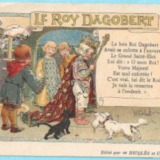 Coleccionismo Cromos antiguos: LE ROY DAGOBERT. ALCOOL DE MENTHE RICQLÈS. 85 ANNÉES DE SUCCÉS. H. GERBAULT. IMP ENGELMANN. Lote 401471329