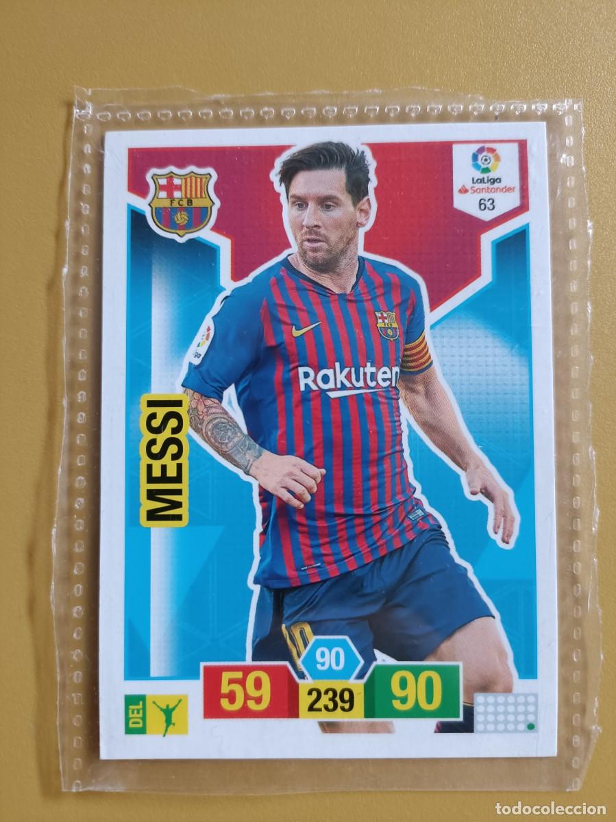 Coleccionismo cromos antiguos: messi, adrenalyn 18 19 - Foto 1