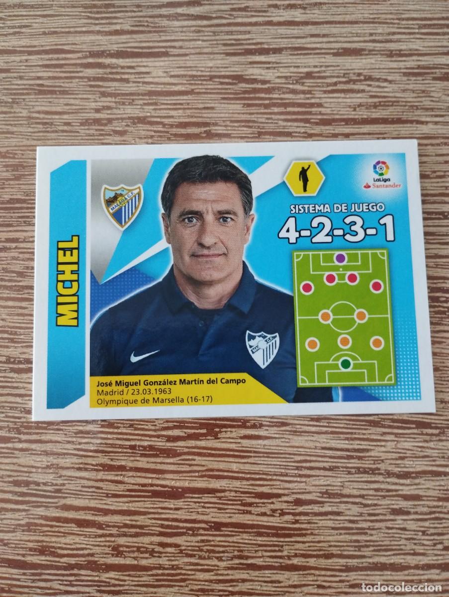 Coleccionismo cromos antiguos: Cromo N&deg; 32 Michel - Sin Pegar - Malaga - 17 - 18 - Ediciones Este - 2017 - 2018 - Foto 1
