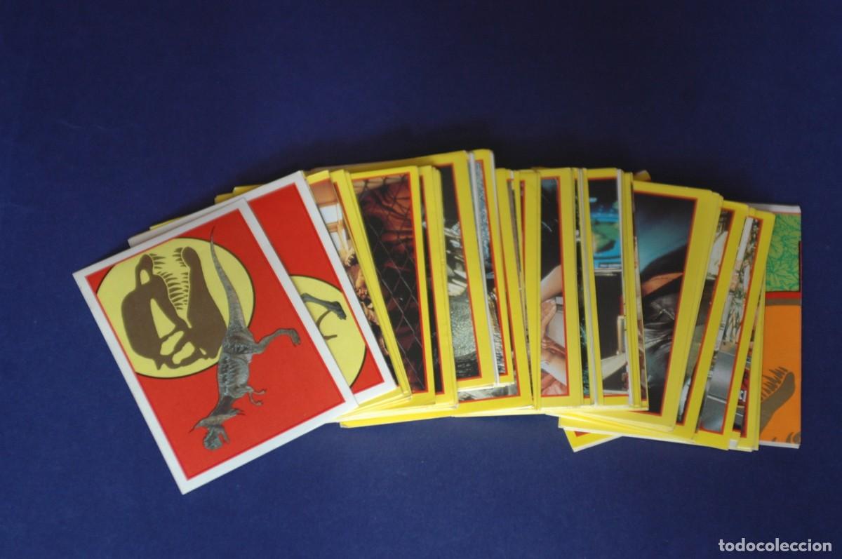 Coleccionismo cromos antiguos: LOTE DE 98 CROMOS JURASSIC PARK /Ediciones ESTE) - Foto 1