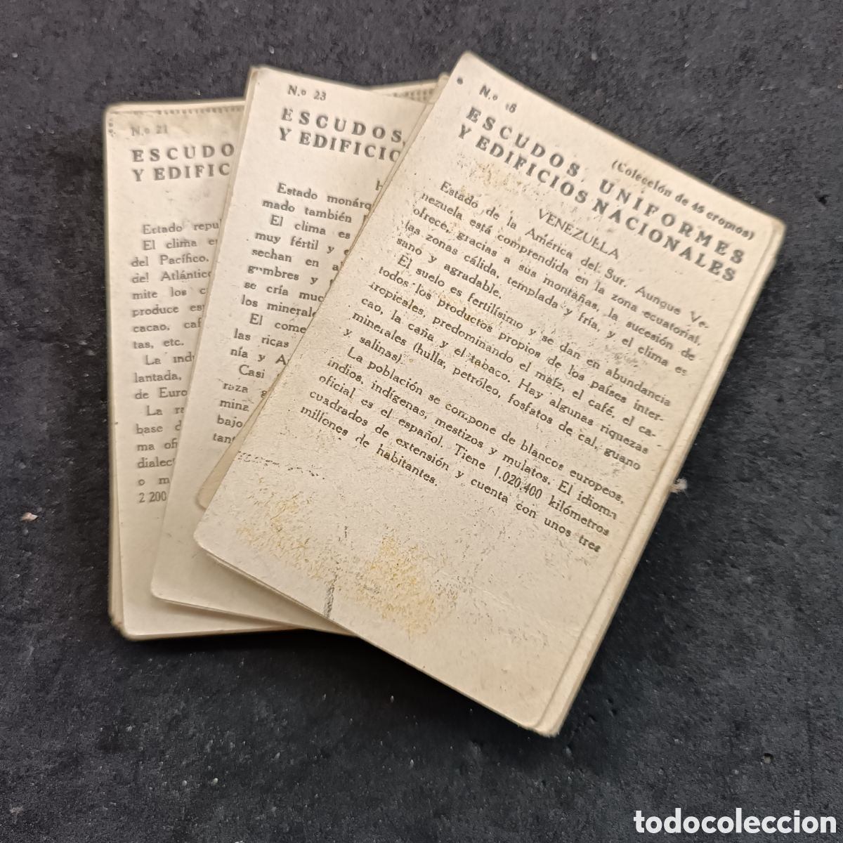 Coleccionismo cromos antiguos: Completa, escudos uniformes y edificios nacionales - Foto 6