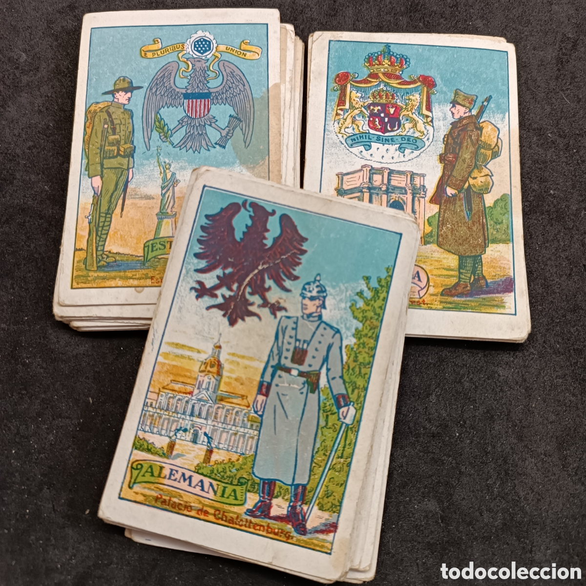 Coleccionismo cromos antiguos: Completa, escudos uniformes y edificios nacionales - Foto 1