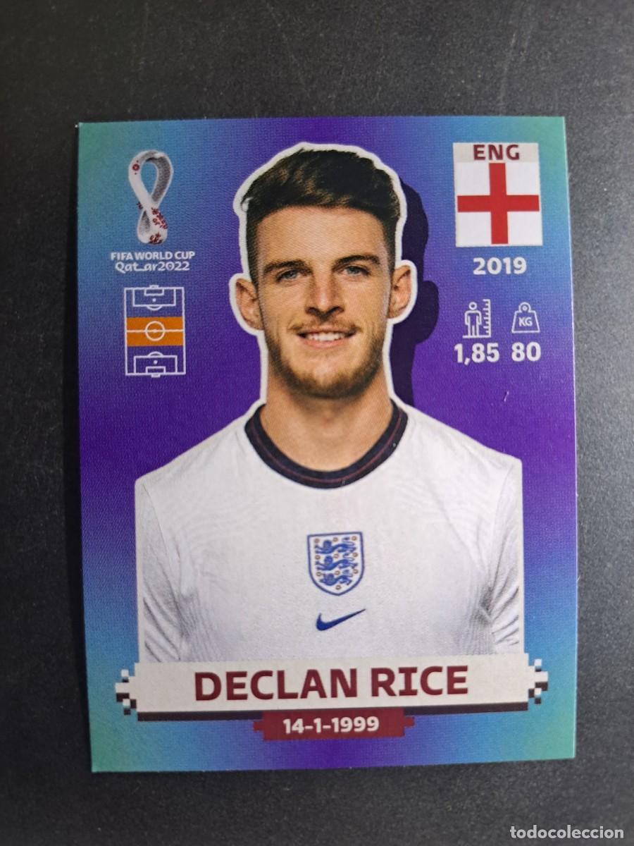 Coleccionismo Cromos antiguos: CROMO DECLAN RICE 16 ENG INGLATERRA MUNDIAL FIFA WORLD CUP QATAR 2022 22 PANINI NUNCA PEGADO