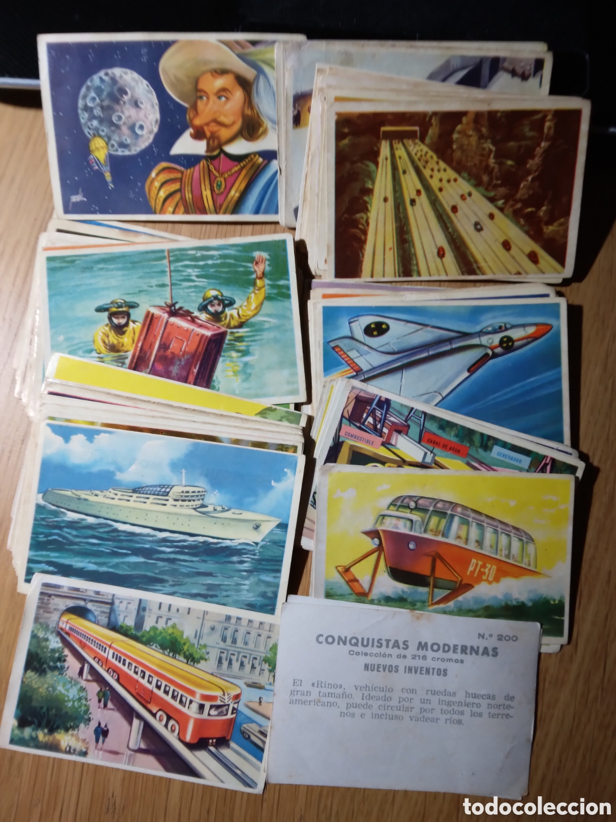 Coleccionismo cromos antiguos: 82 cromos conquistas modernas, crisol - Foto 1