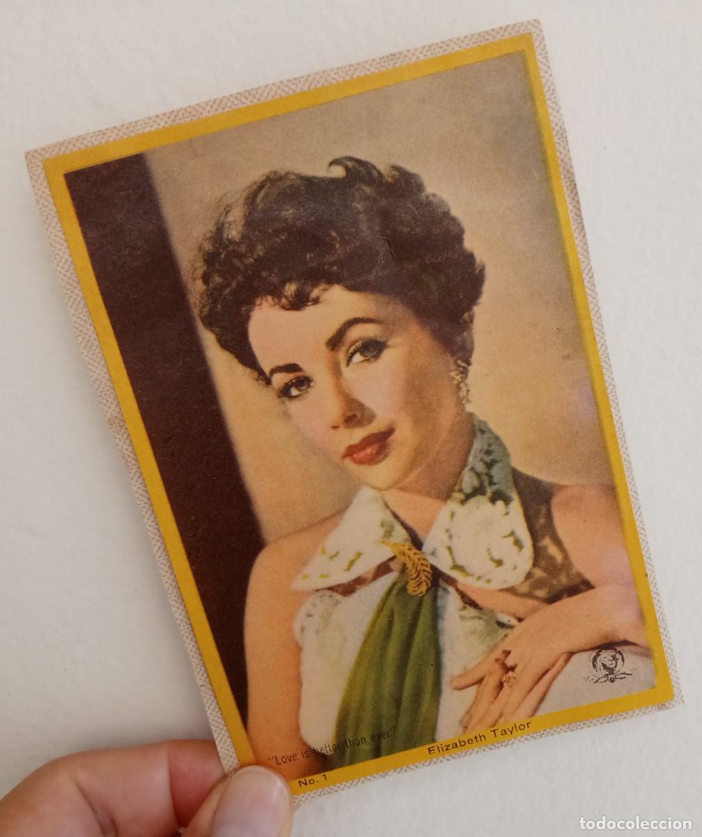 Coleccionismo cromos antiguos: Elizabeth Taylor Chrome Vintage - Foto 1
