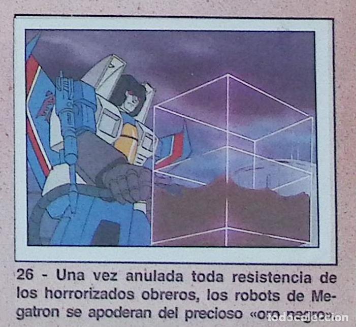 Coleccionismo cromos antiguos: transformers 1986 panini cromo recuperado 26 - Foto 1