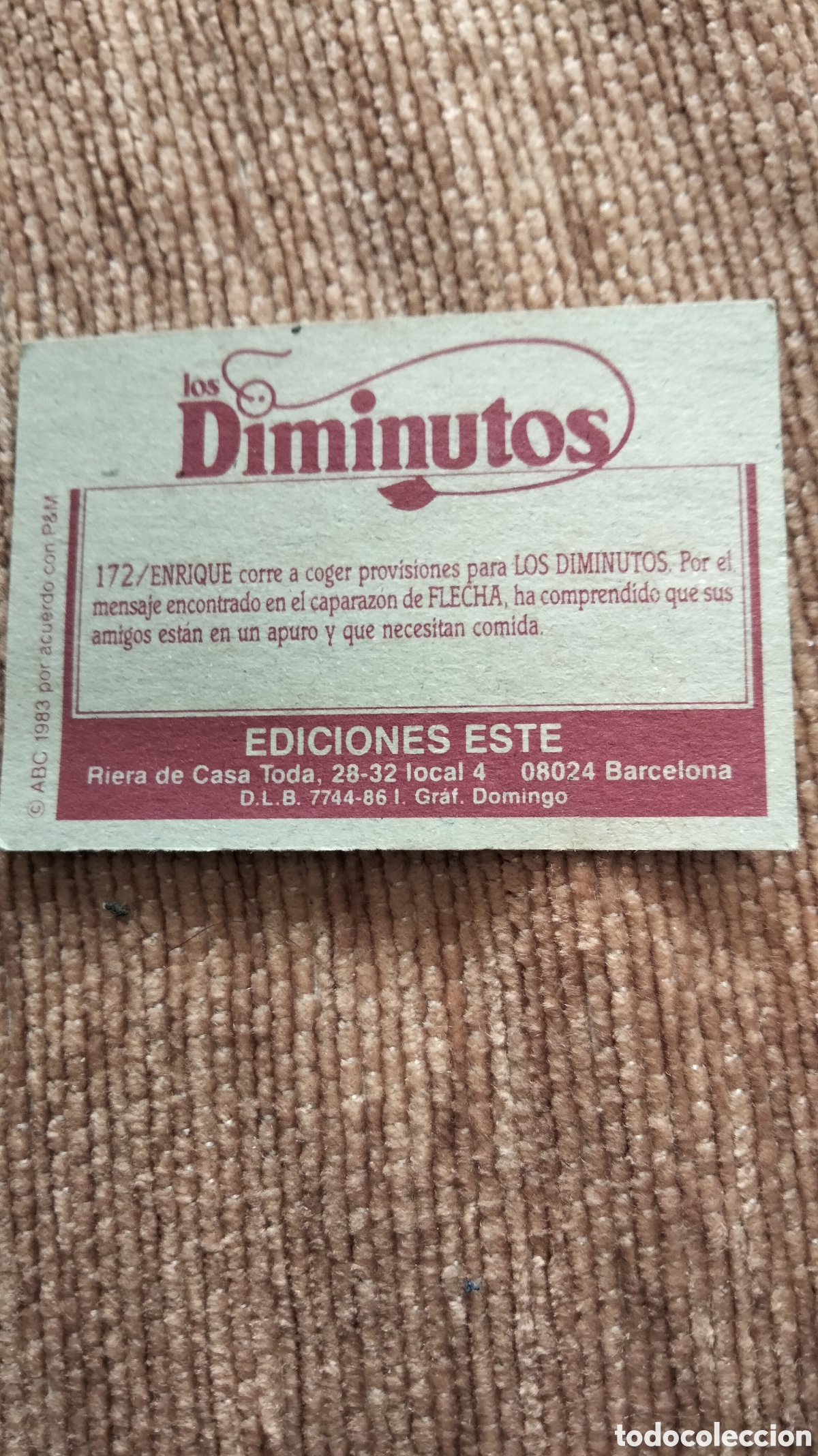 Coleccionismo cromos antiguos: LOTE CROMOS LOS DIMINUTOS. Ediciones Este - Foto 5