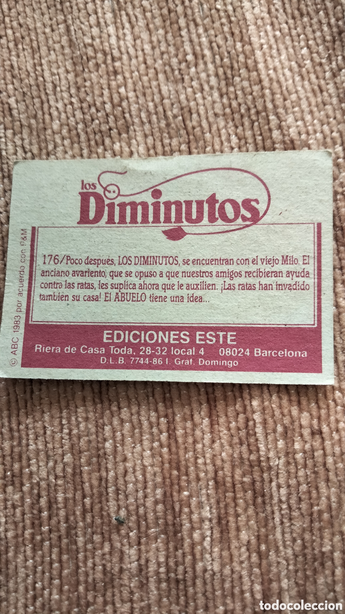 Coleccionismo cromos antiguos: LOTE CROMOS LOS DIMINUTOS. Ediciones Este - Foto 7