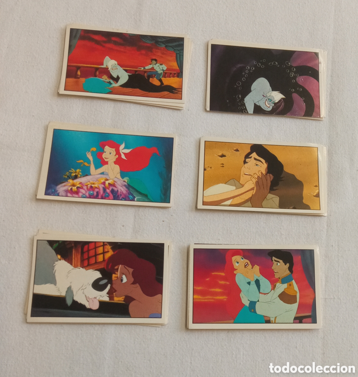 Coleccionismo Cromos antiguos: Lote de 32 cromos de la sirenita RF 1