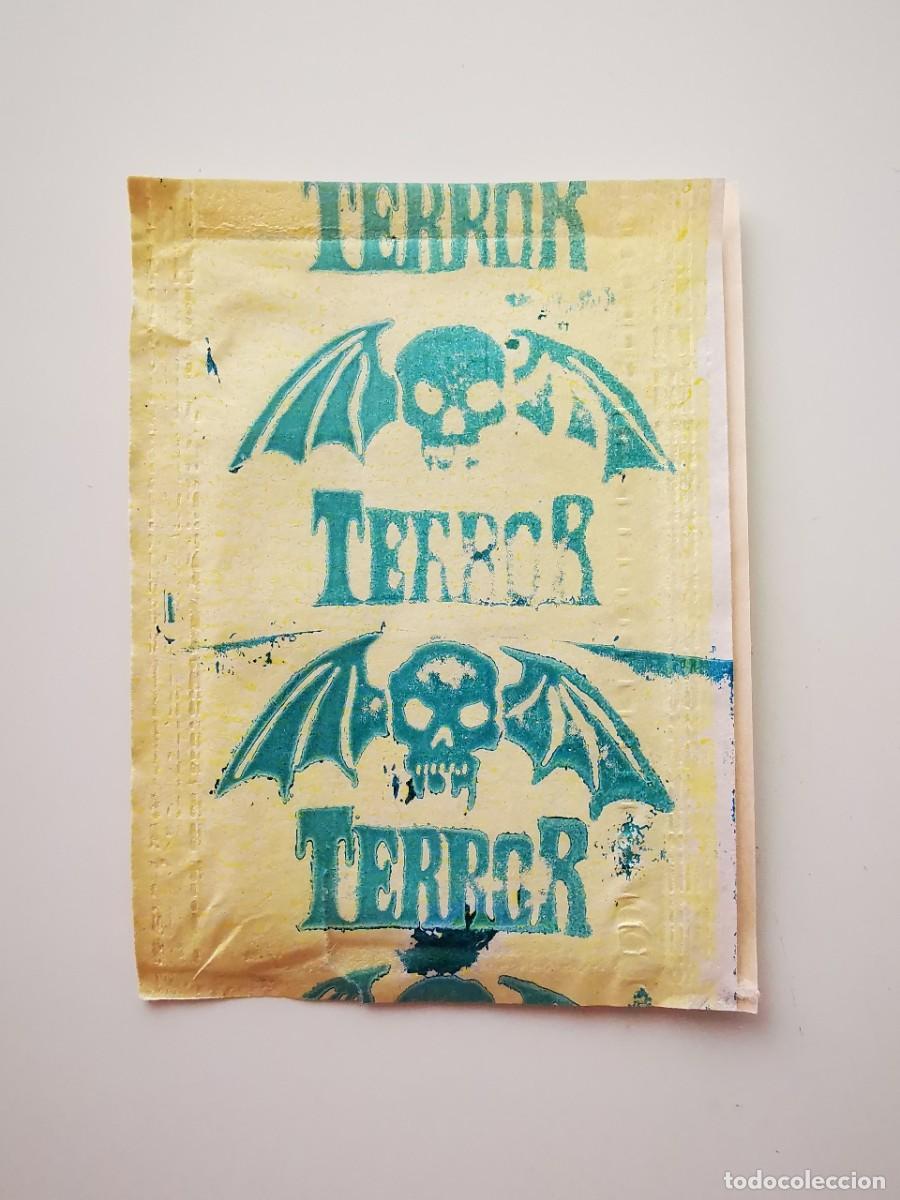 Colecionismo Cromos antigos: SOBRE CROMOS VACIO MONSTRUOS TERROR REYAUCA MONSTERS HORROR EMPTY WRAPPER