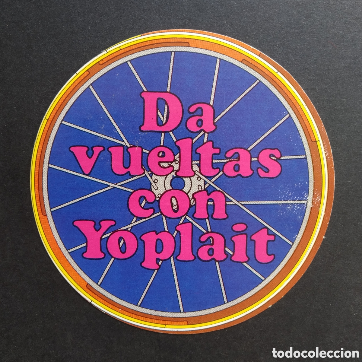 Coleccionismo Cromos antiguos: CROMO / PEGATINA - DA VUELTAS CON YOPLAIT - BICIYOPLAIT - YOPLAIT