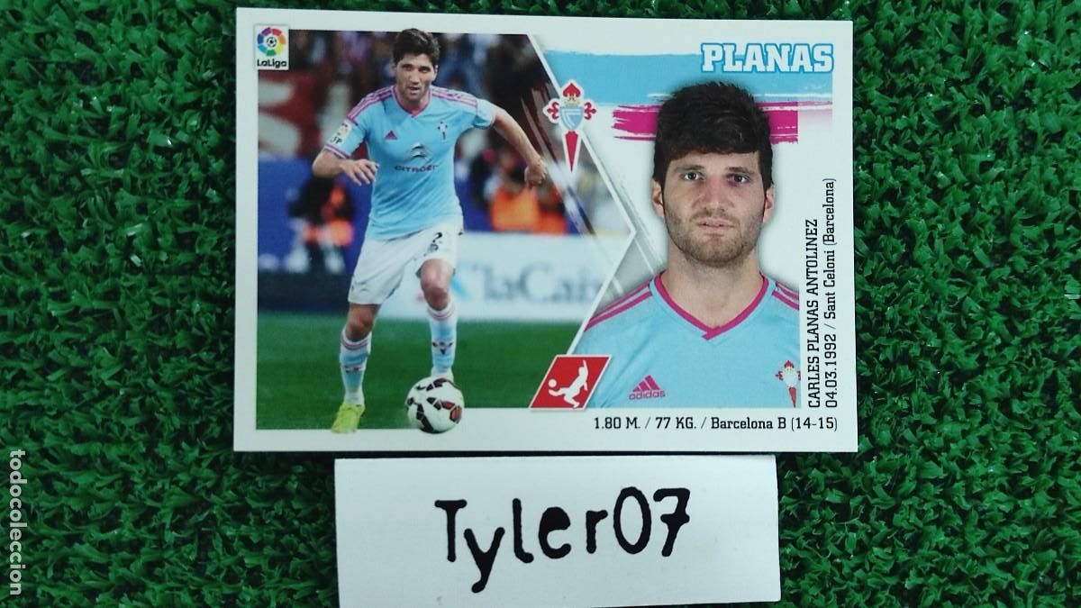Coleccionismo cromos antiguos: PLANAS CELTA LIGA ESTE 15-16 - Foto 1