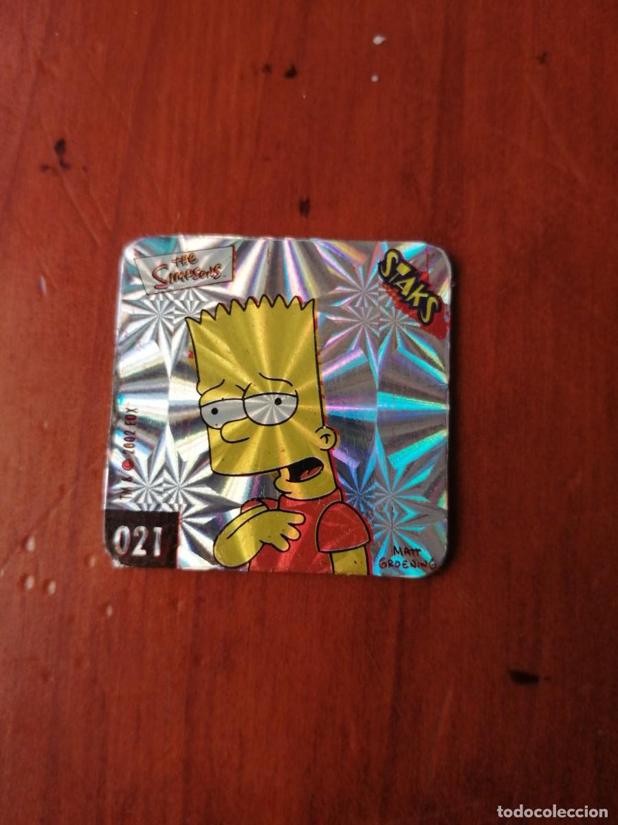 Coleccionismo cromos antiguos: THE SIMPSONS STAKS N &ordm; 21 021 - Foto 1