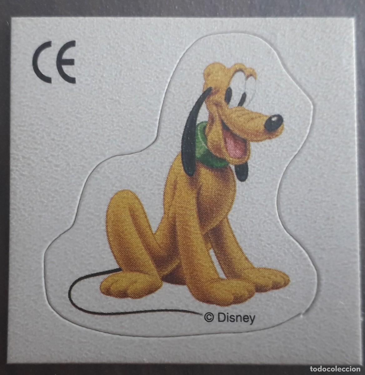 Coleccionismo cromos antiguos: cromo adhesivo troquelable de disney, Pluto. - Foto 1