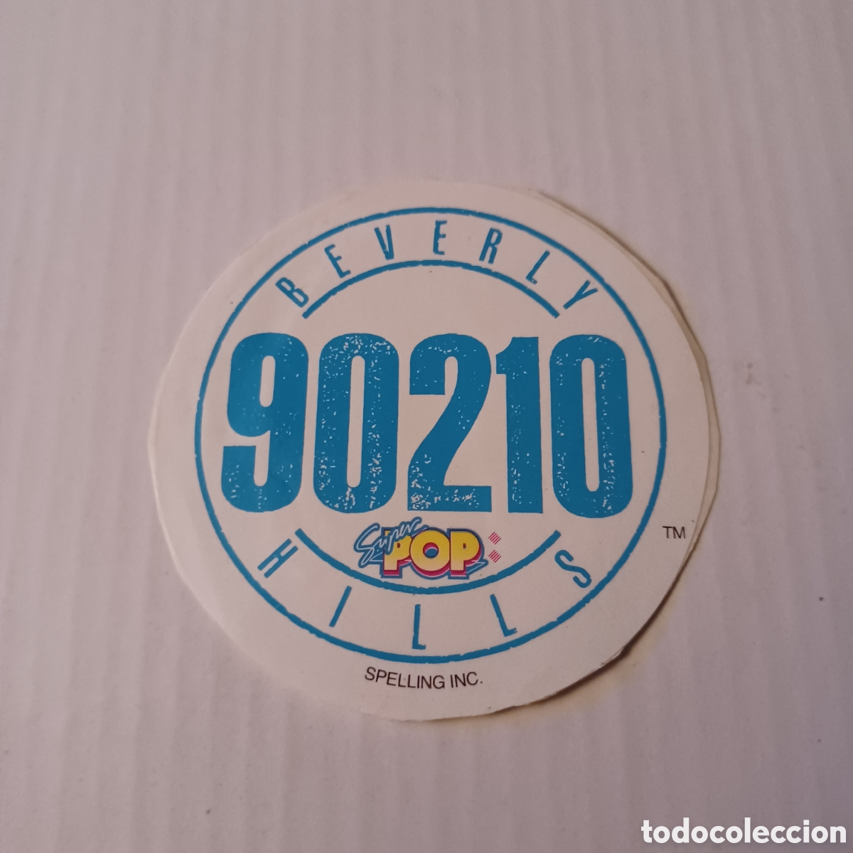 Coleccionismo Cromos antiguos: Cromo adhesivo S&uacute;per pop Beverly Hills 90210