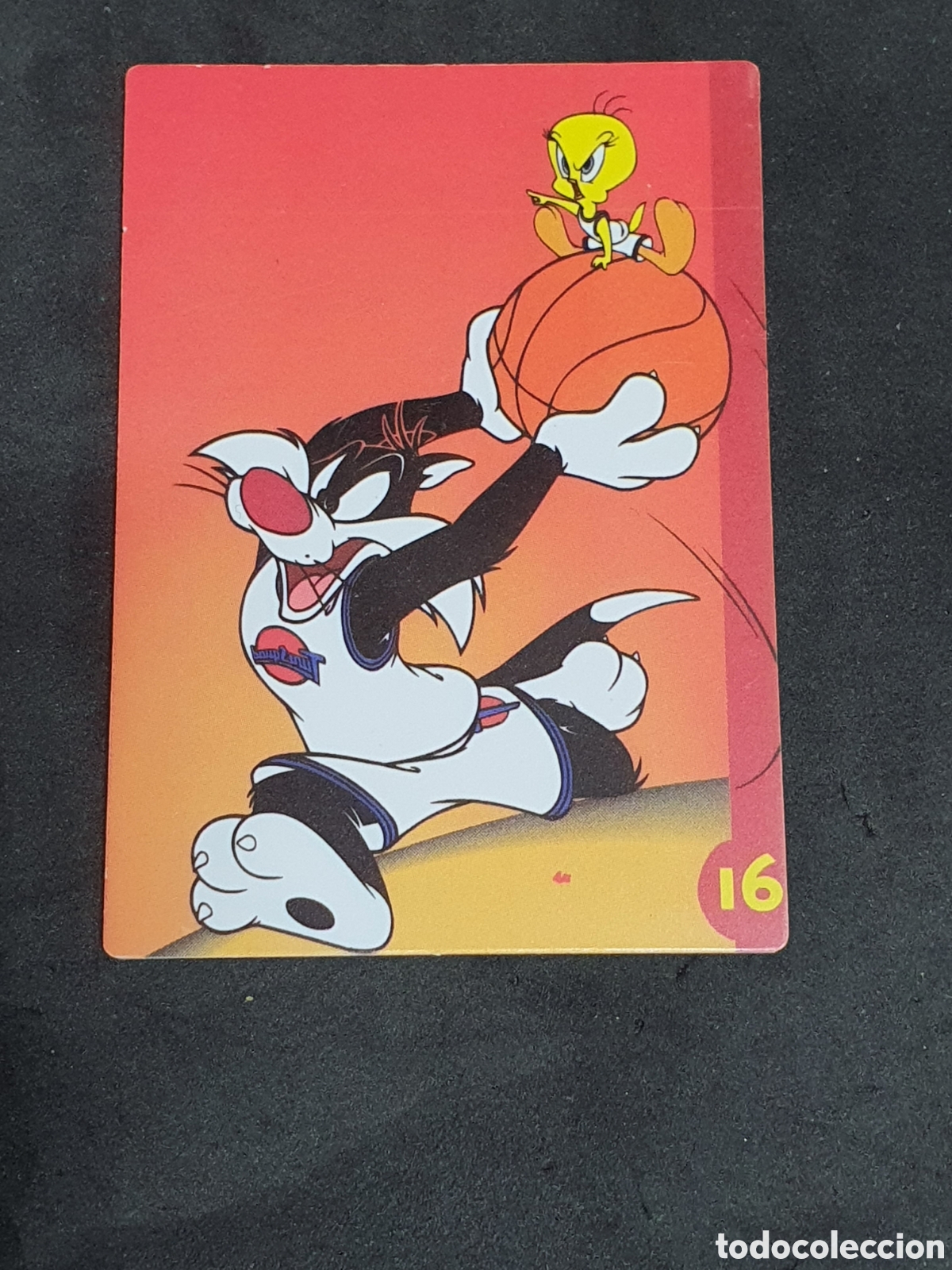 Coleccionismo cromos antiguos: Tarjeta space Jam n &deg;16 Danone 1996 - Foto 1