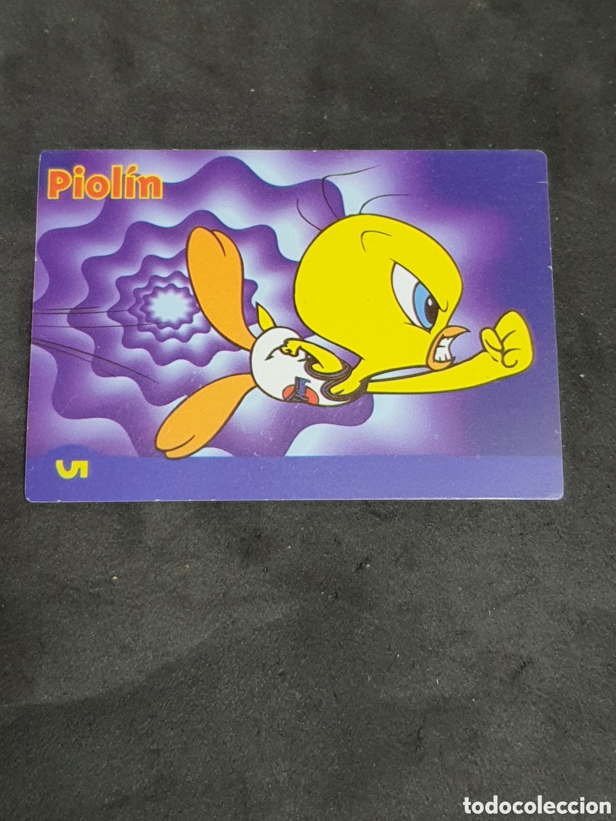 Coleccionismo cromos antiguos: Tarjeta space Jam n &deg;5 Danone 1996 - Foto 1