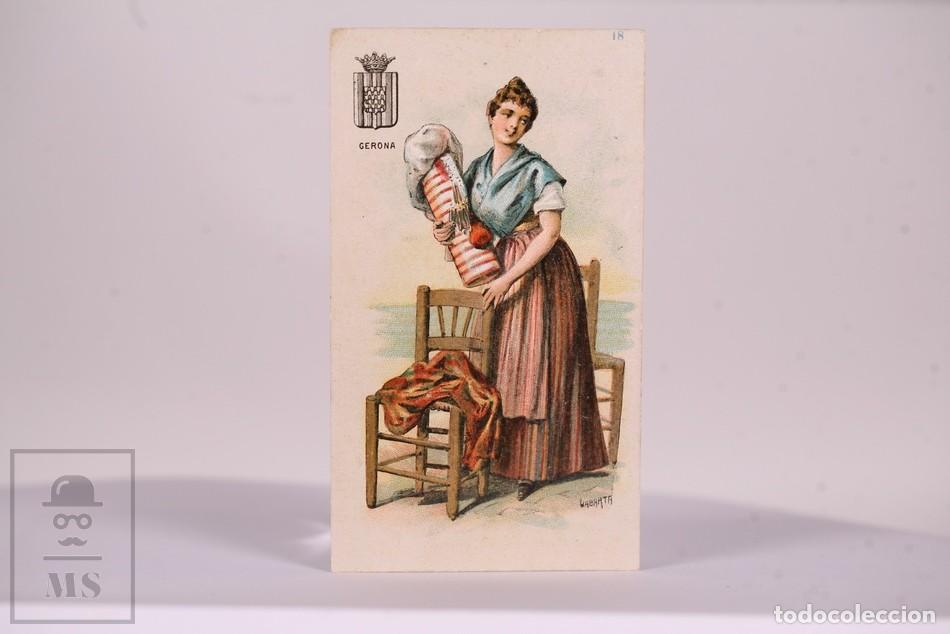 Colecionismo Cromos antigos: Antiguo Cromo - Chocolate Jaime Boix N&ordm; 18 Barcelona - Lit Pujadas y Oliver - Gerona