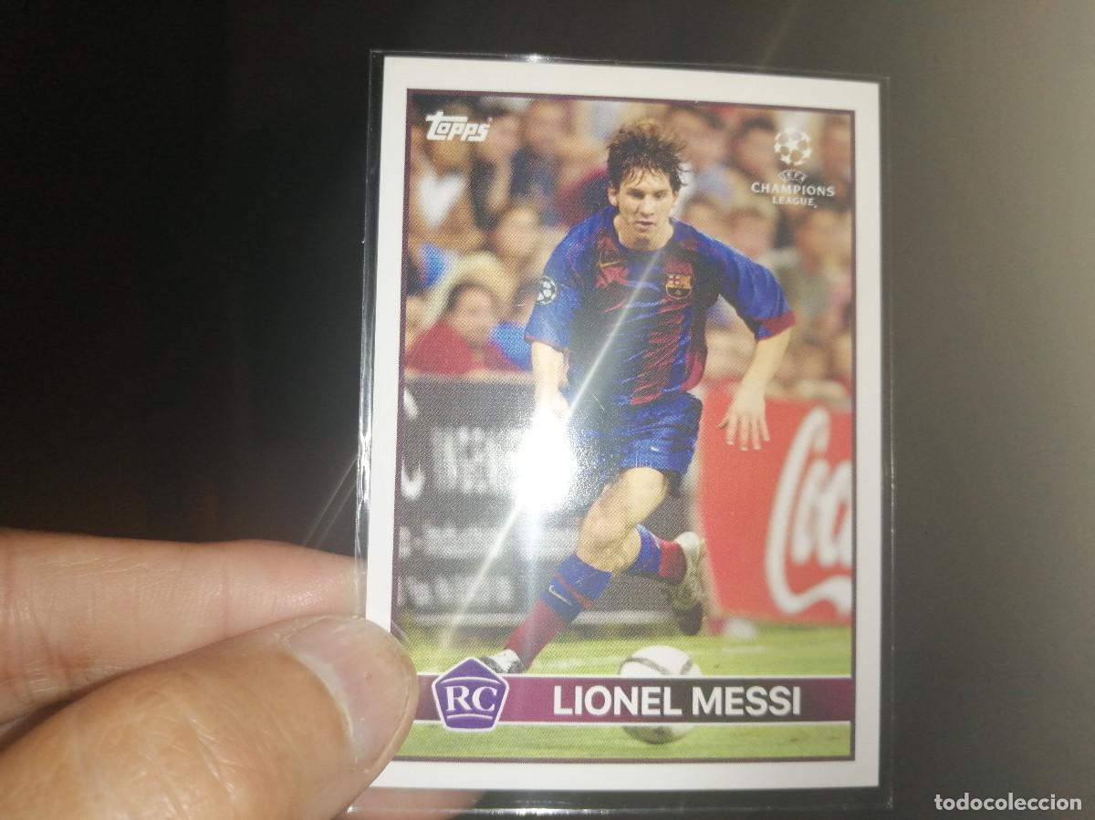 Coleccionismo cromos antiguos: CROMO MESSI CHAMPIONS topps