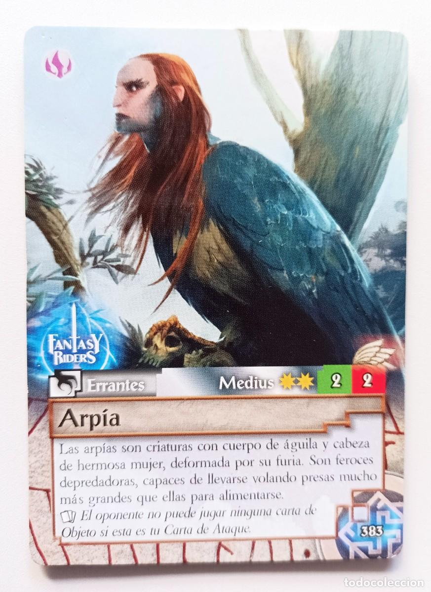 Coleccionismo cromos antiguos: CROMO FANTASY RIDERS - ARP&Iacute;A - Foto 1