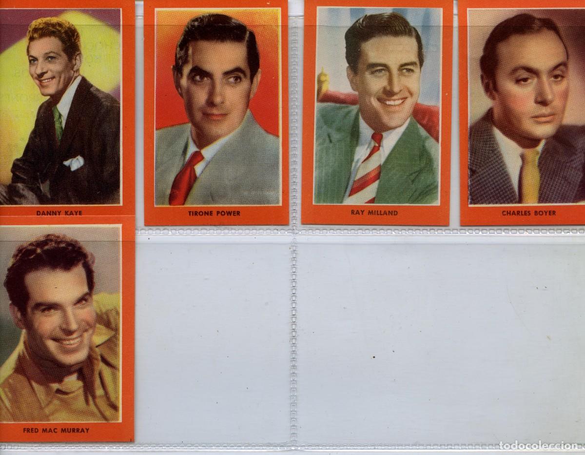 Coleccionismo cromos antiguos: CROMOS - LOTE 5 CROMOS ACTORES - Foto 1