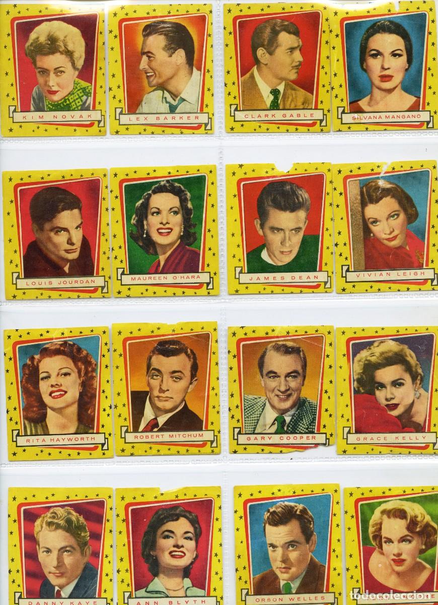 Coleccionismo cromos antiguos: CROMOS - LOTE 37 CROMOS ACTRICES Y ACTORES - Foto 1