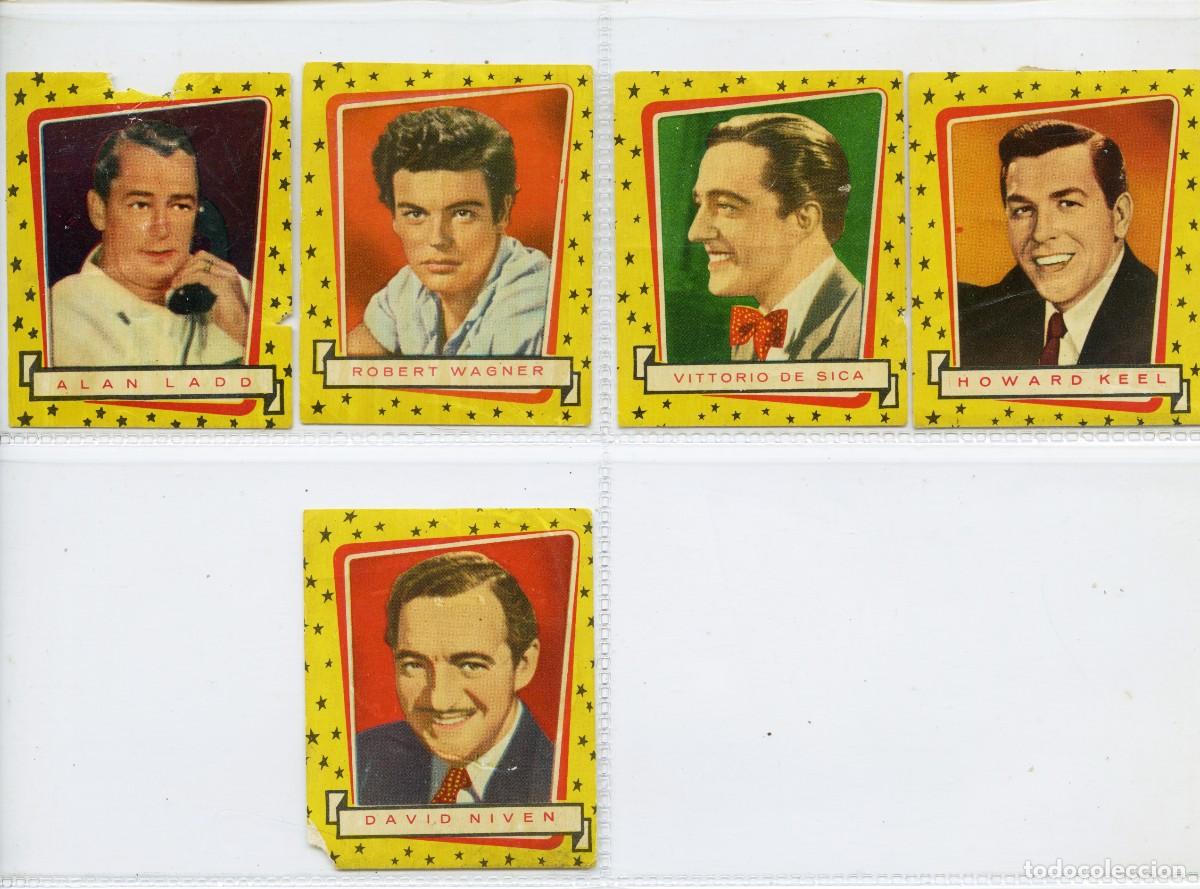 Coleccionismo cromos antiguos: CROMOS - LOTE 37 CROMOS ACTRICES Y ACTORES - Foto 3
