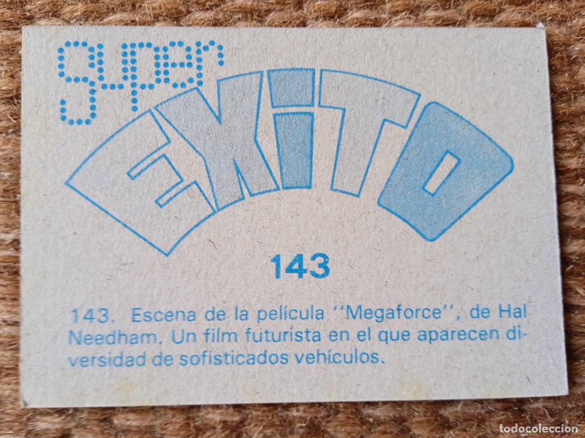 Coleccionismo cromos antiguos: MEGAFORCE - SUPER EXITO - N&ordm; 143 - nunca pegado - Foto 2