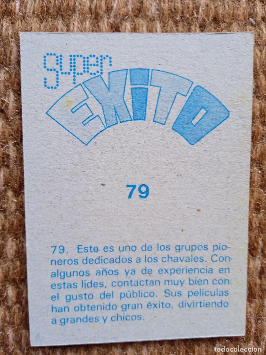 Coleccionismo cromos antiguos: PARCHIS - SUPER EXITO - N&ordm; 79 - nunca pegado - Foto 2