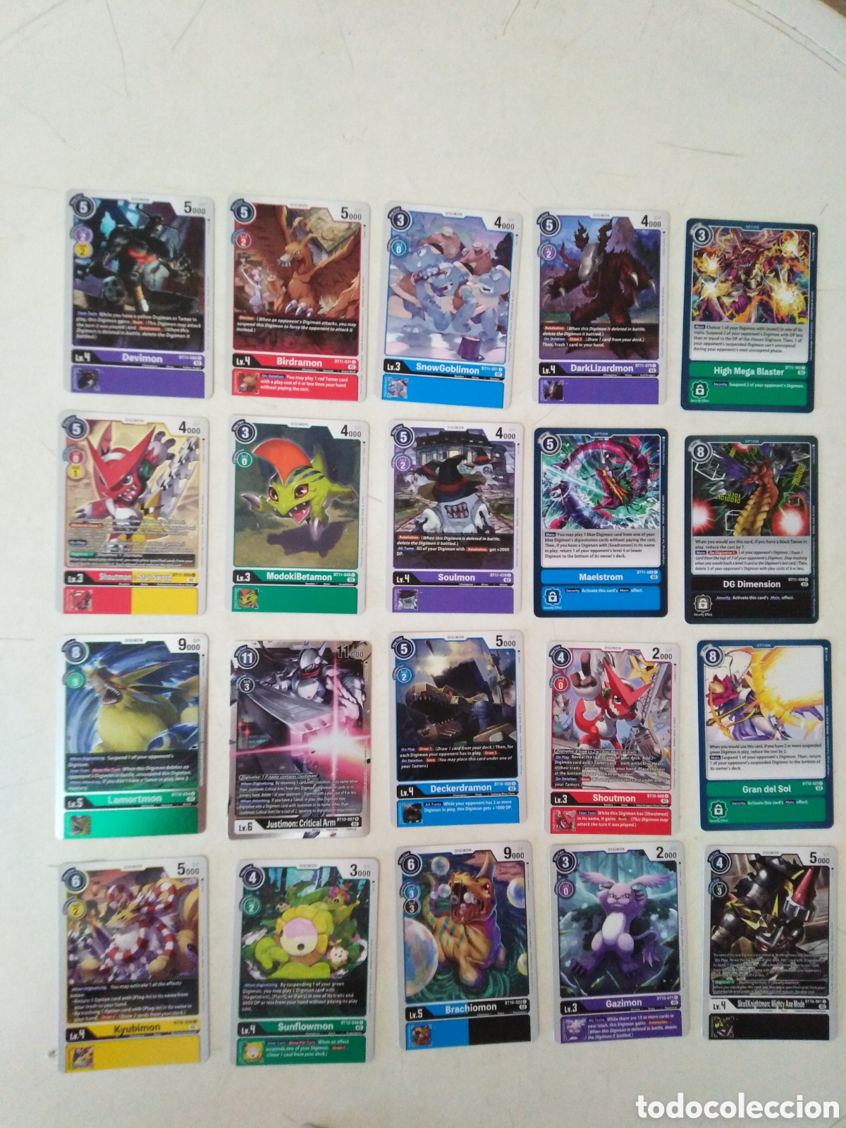 Coleccionismo cromos antiguos: Lote de 69 cromos DIGIMON CARD GAME - Foto 5