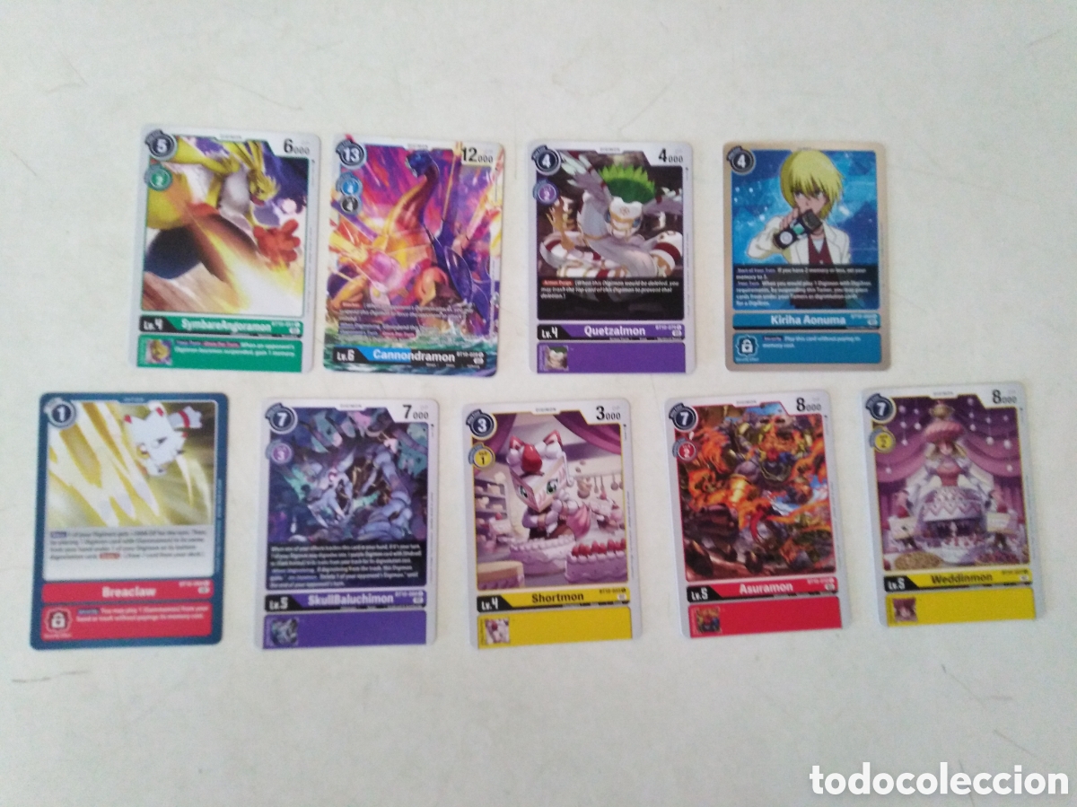 Coleccionismo cromos antiguos: Lote de 69 cromos DIGIMON CARD GAME - Foto 6