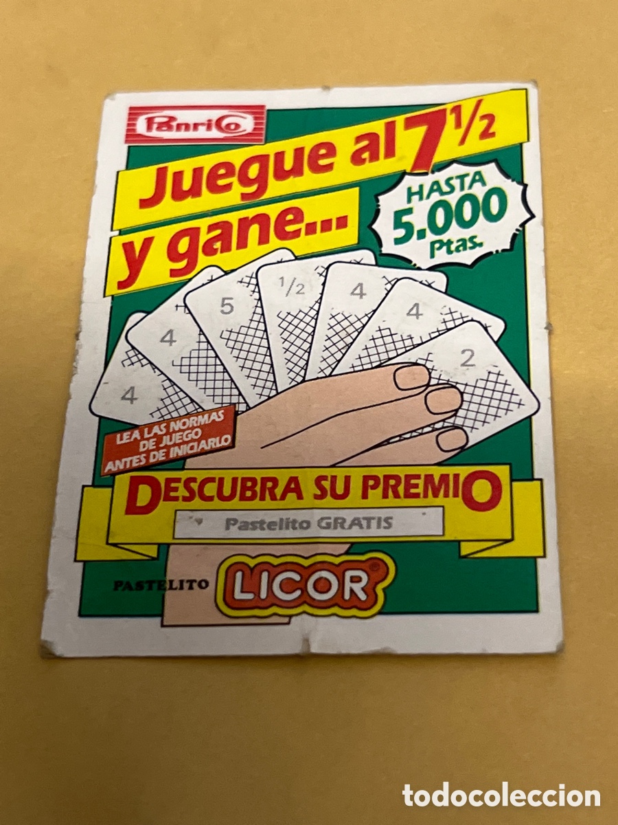 Coleccionismo Cromos antiguos: T1/E2/513. CROMO PANRICO JUEGUE AL 7 1/2 Y SUERTE