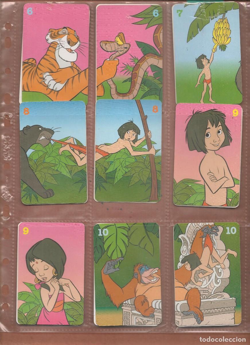 Coleccionismo Cromos antiguos: 9 CROMOS O CARTAS. EL LIBRO DE LA SELVA. LOS DE LA FOTO.(C/A23)