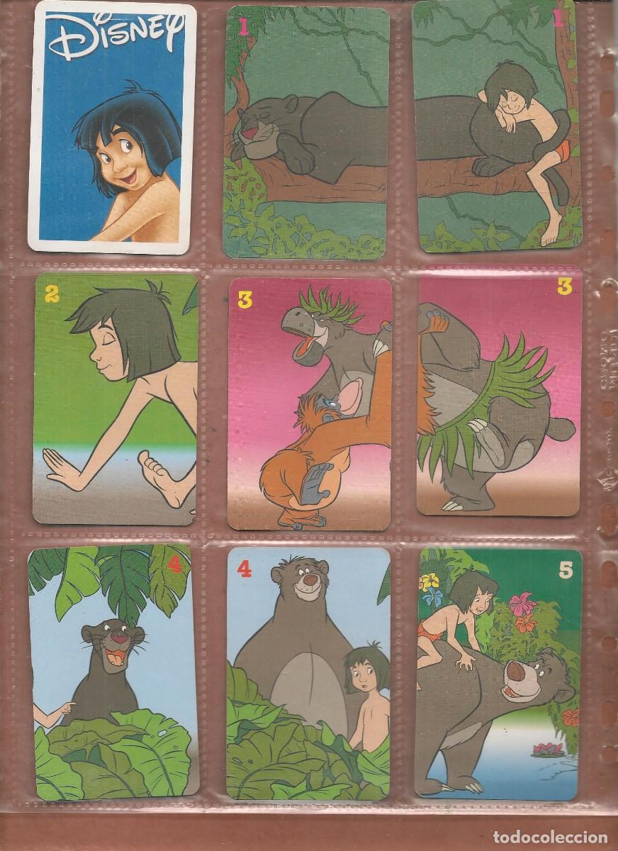 Coleccionismo Cromos antiguos: 9 CROMOS O CARTAS. EL LIBRO DE LA SELVA. LOS DE LA FOTO.(C/A23)