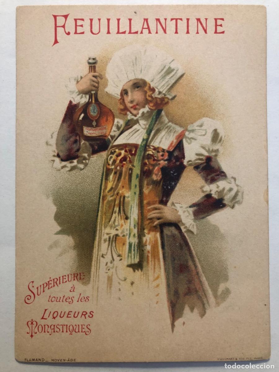 Coleccionismo cromos antiguos: Publicidad - FEUILLANTINE - LIQUEURS MONASTIQUES - Foto 1