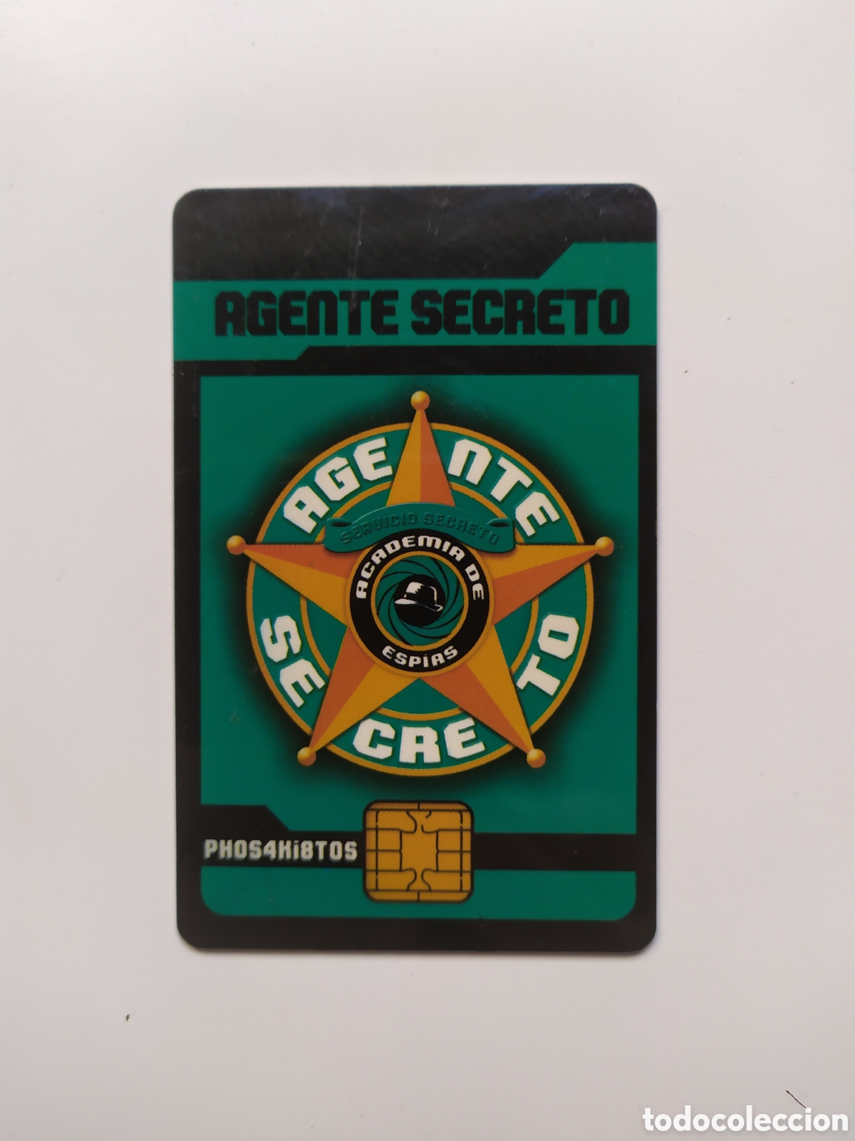 Coleccionismo Cromos antiguos: Tarjeta agente secreto Phoskitos