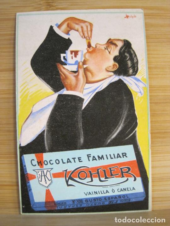 Coleccionismo Cromos antiguos: CHOCOLATE FAMILIAR KOHLER VAINILLA O CANELA-CROMO ANTIGUO-VER FOTOS-(102.751)