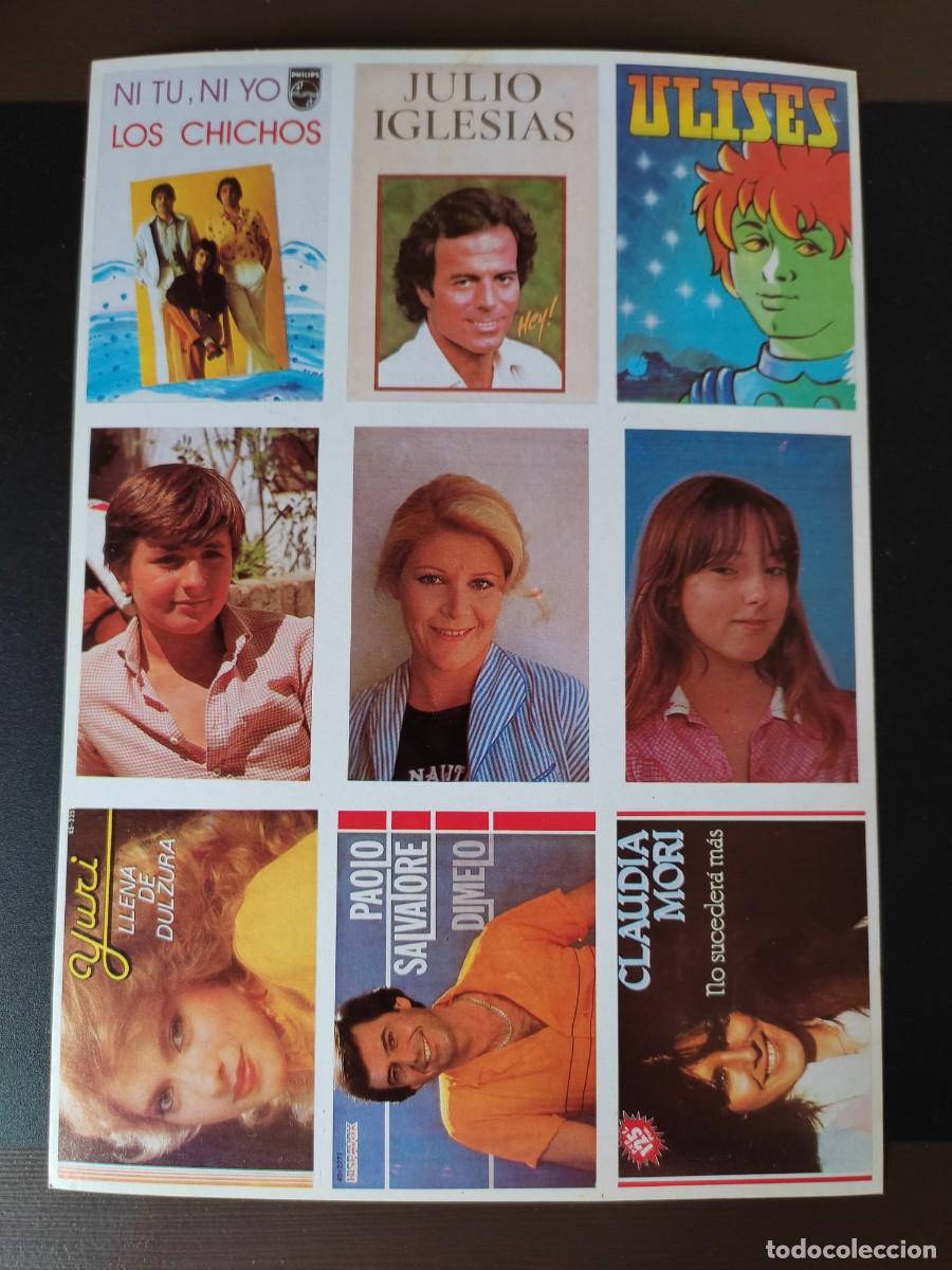 Coleccionismo cromos antiguos: PLIEGO CROMOS SHOW DE ESTRELLAS - Foto 1