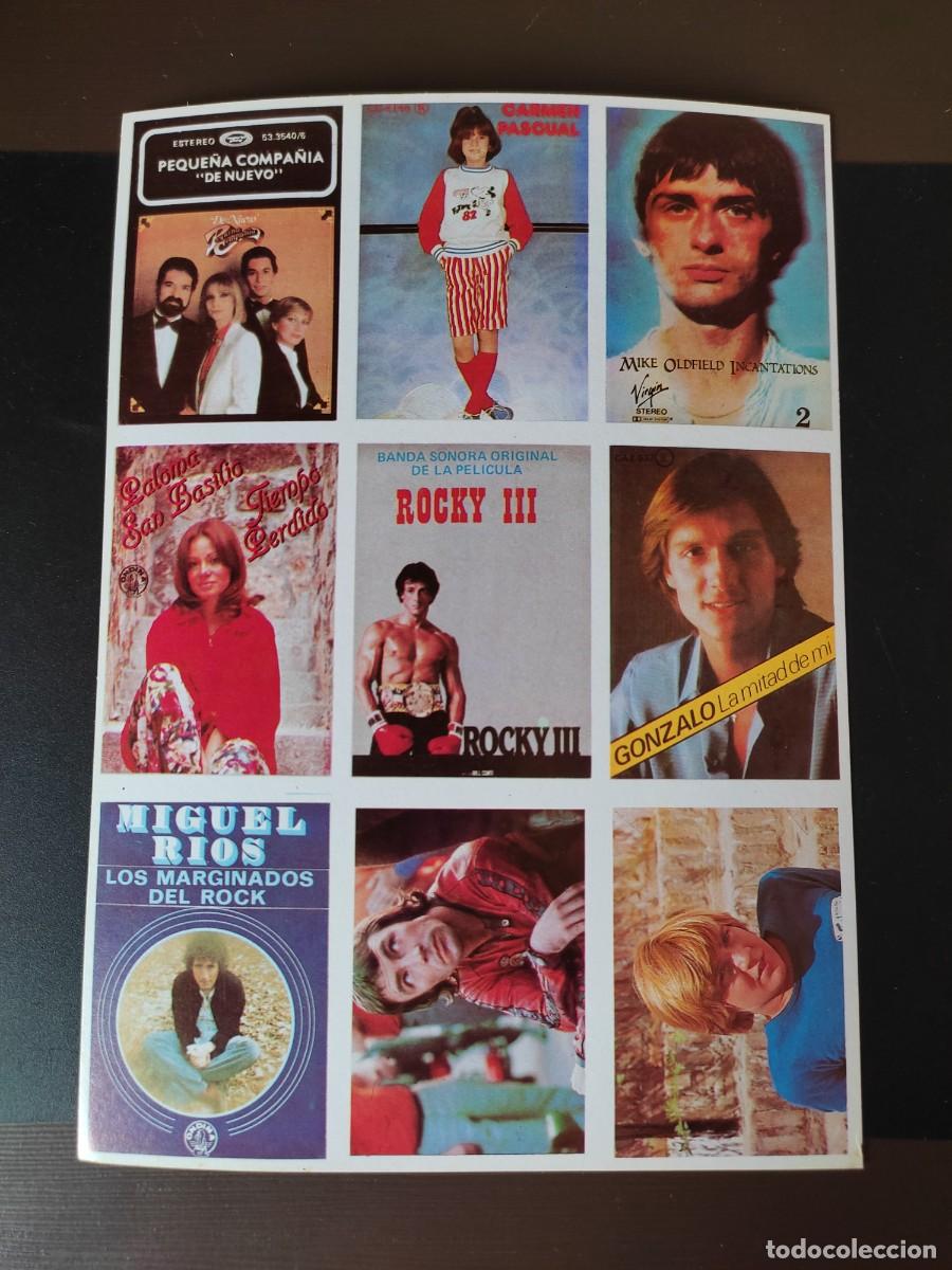 Coleccionismo cromos antiguos: PLIEGO CROMOS SHOW DE ESTRELLAS - Foto 1