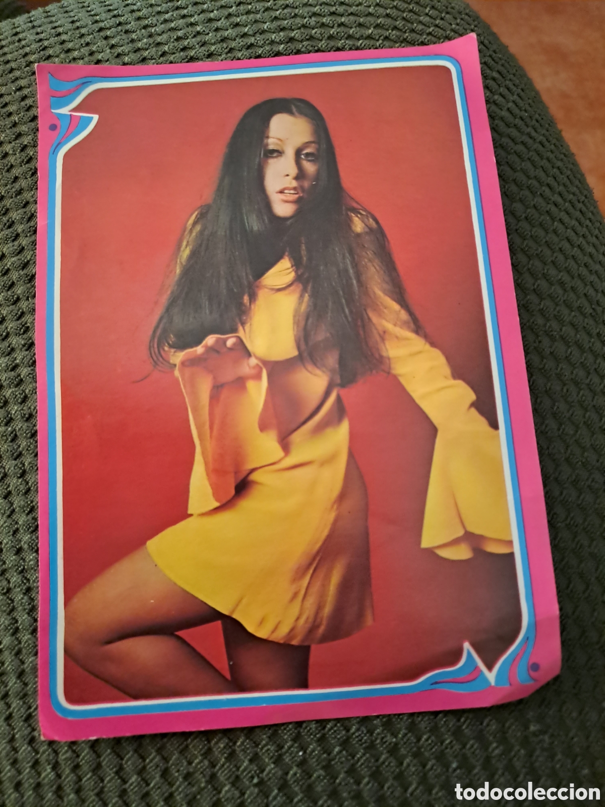 Coleccionismo Cromos antiguos: CROMO FABULOSOS DE LA CANCION MASSIEL EDICIONES MUSICALES ZAFIRO