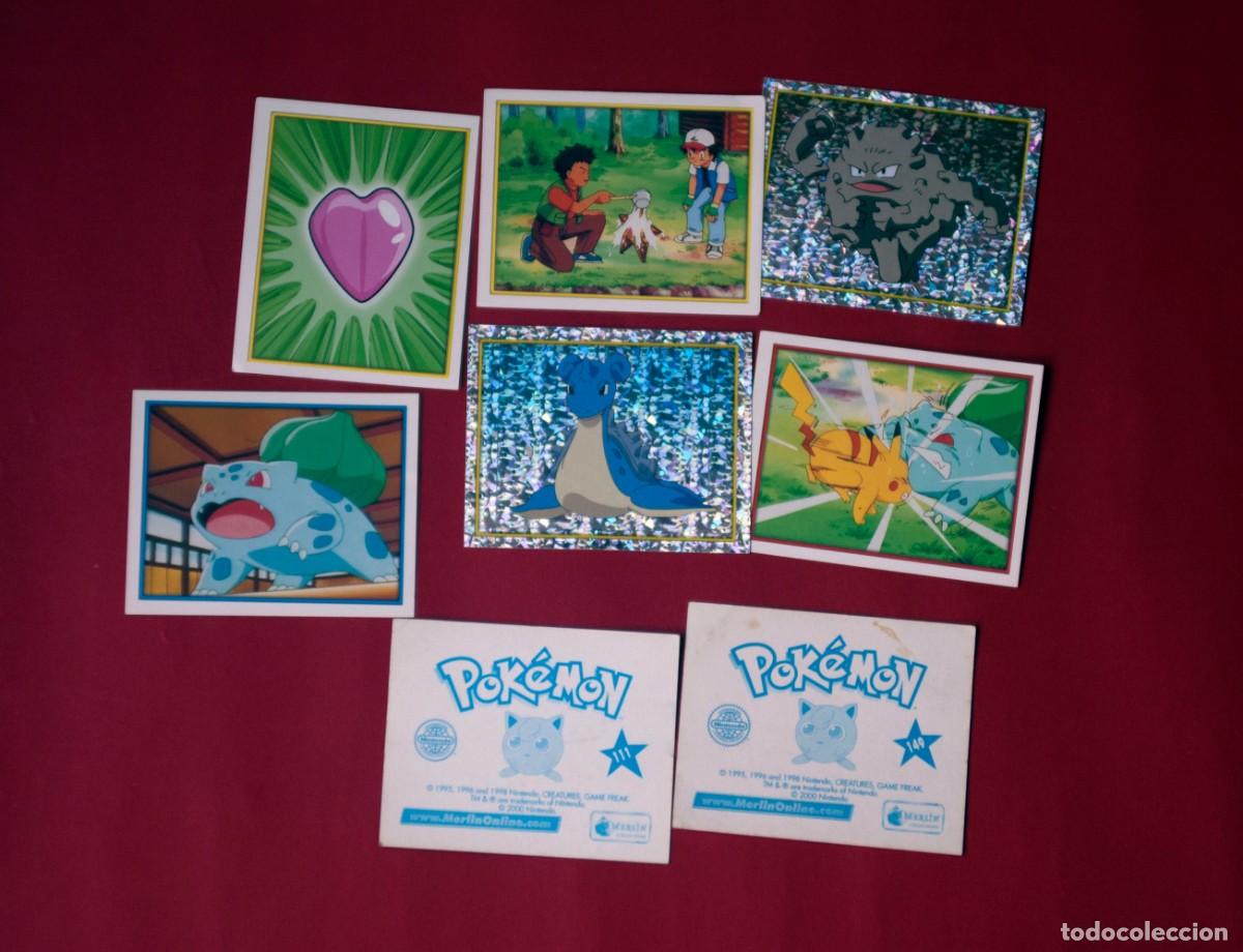 Coleccionismo cromos antiguos: LOTE 8 CROMOS POKEMON (Ediciones Merl&iacute;n) - Foto 1