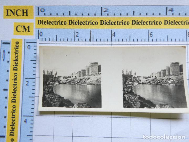 Collectionnisme Cartes &agrave; collectionner anciennes: CROMO POSTAL ESTEREOSC&Oacute;PICA DE GALLETAS Y CHOCOLATES SOLSONA RIUS. 7 &Aacute;VILA MURALLAS