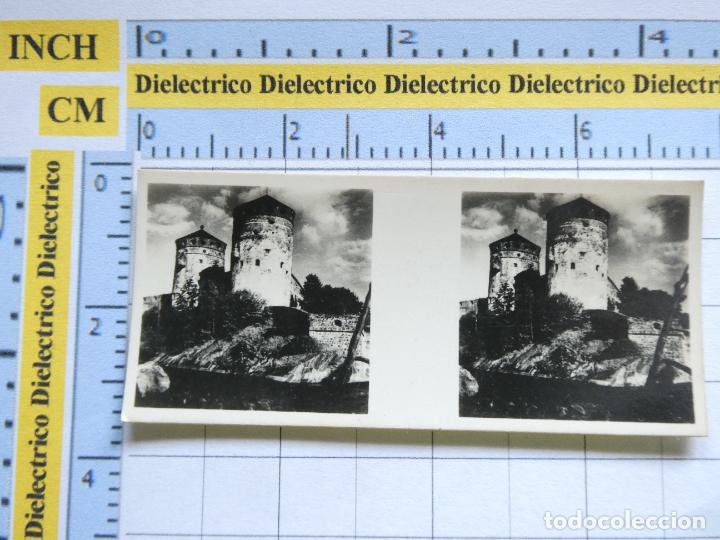 Collezionismo Figurine antiche: ANTIGUO CROMO POSTAL ESTEREOSC&Oacute;PICA DE GALLETAS Y CHOCOLATES SOLSONA RIUS. 108 FINLANDIA OLAVINLINNA