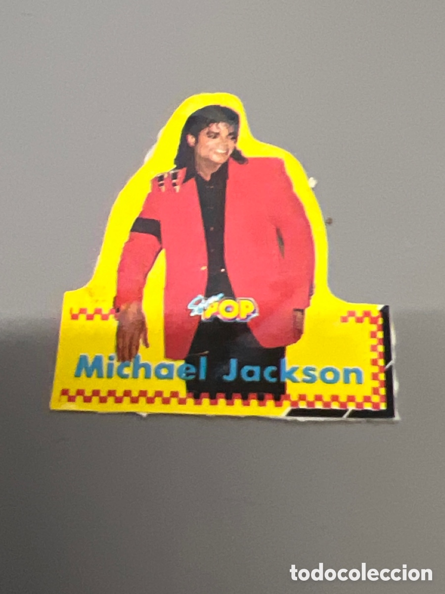 Coleccionismo cromos antiguos: T1/E2/749. CROMO PEGATINA SUPER POP MICHAEL JACKSON - Foto 1