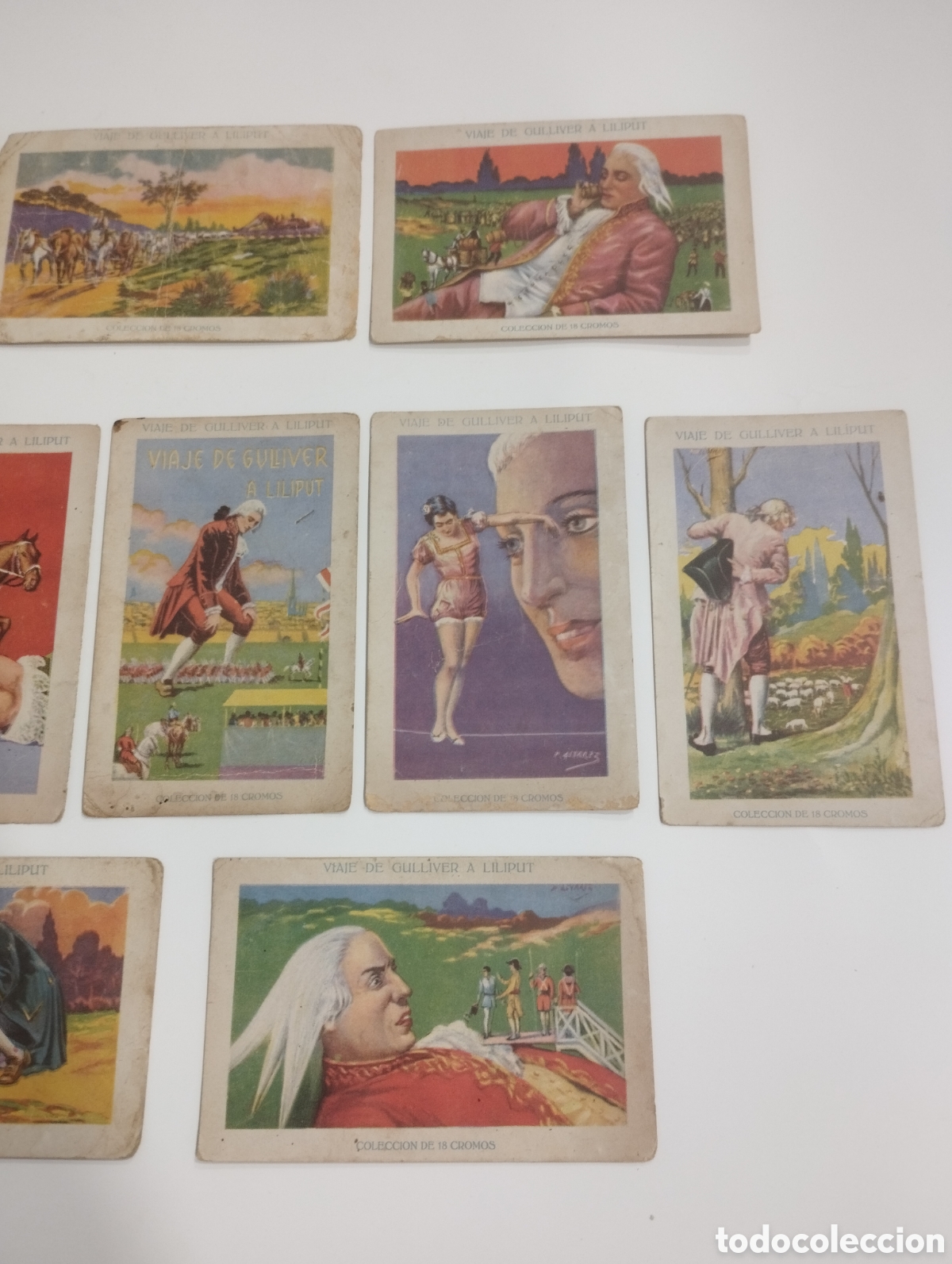 Coleccionismo cromos antiguos: Viaje de Gulliver a Liliput. - Foto 2