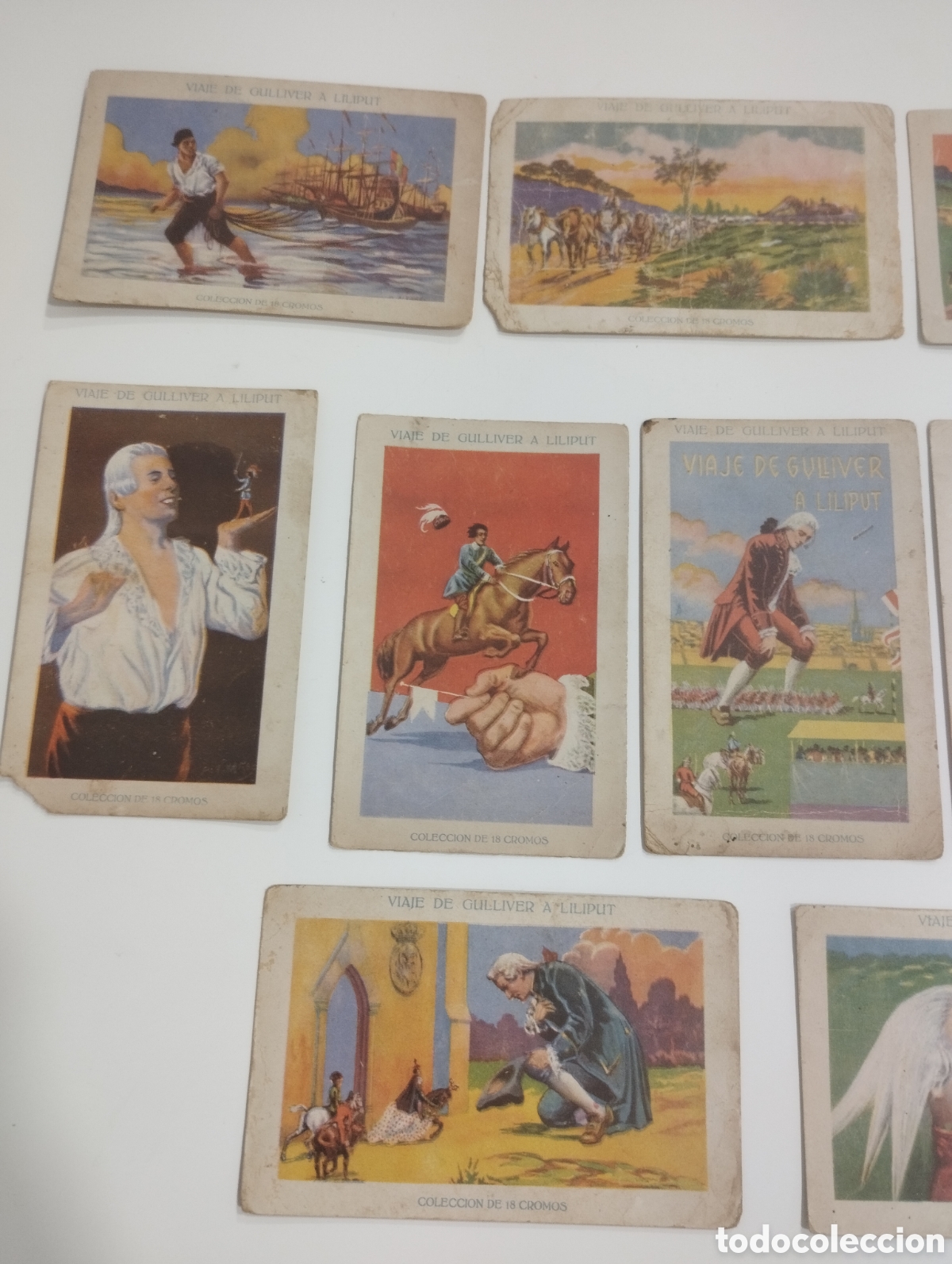 Coleccionismo cromos antiguos: Viaje de Gulliver a Liliput. - Foto 3