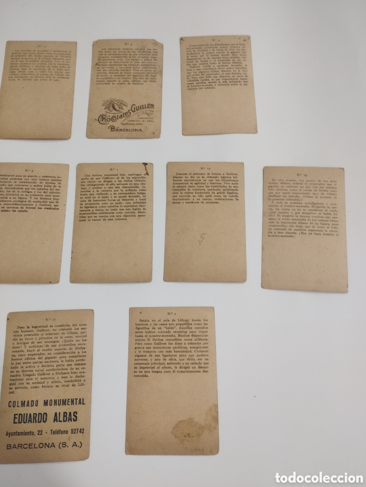Coleccionismo cromos antiguos: Viaje de Gulliver a Liliput. - Foto 4