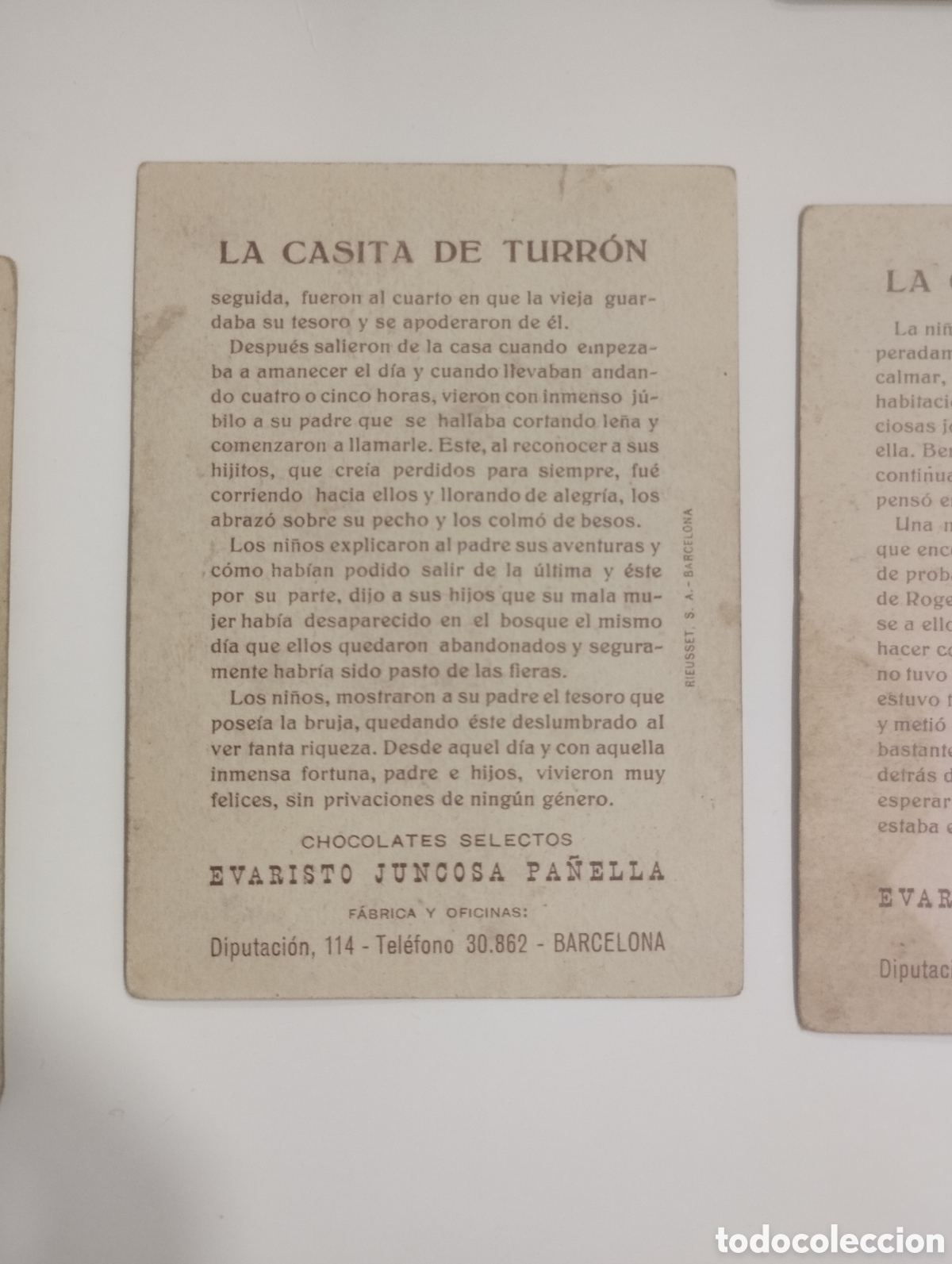 Coleccionismo cromos antiguos: Hansel y Gretel, Juncosa. - Foto 4